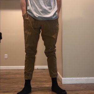 Khaki joggers